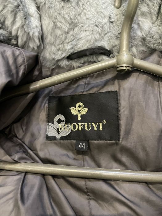 Парка с мехом чернобурки