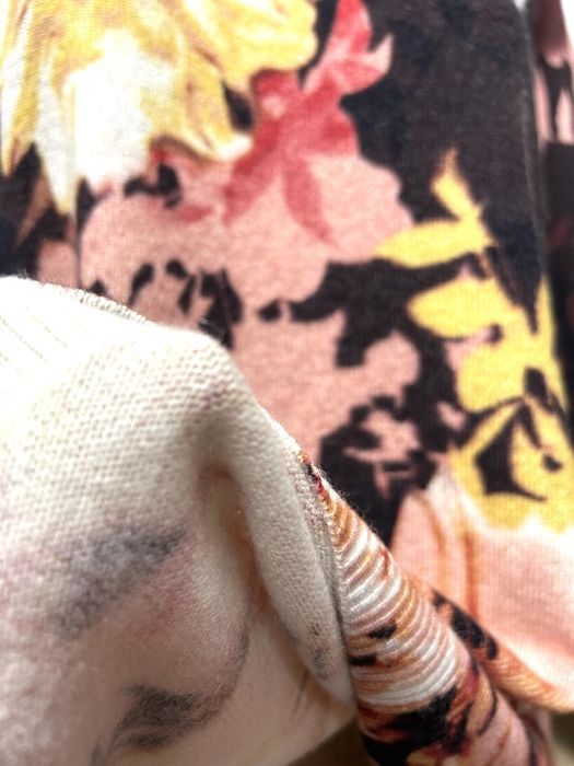 Свитер 100% кашемир с принтом