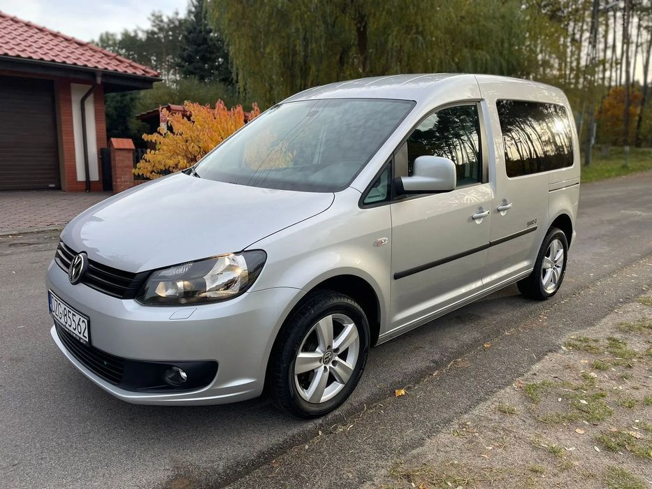 Volkswagen Caddy Zarejestrowany Serwisowany Klima Grz.fotele PDC Tempomat