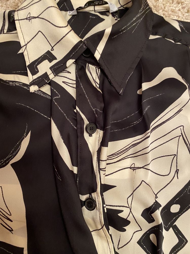Платье рубашка zara