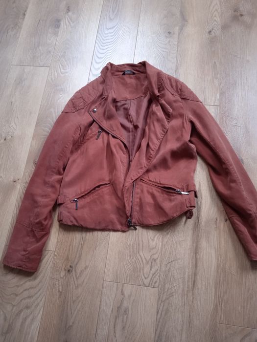 Kurtka ramoneska M brązowa F&F na zamek