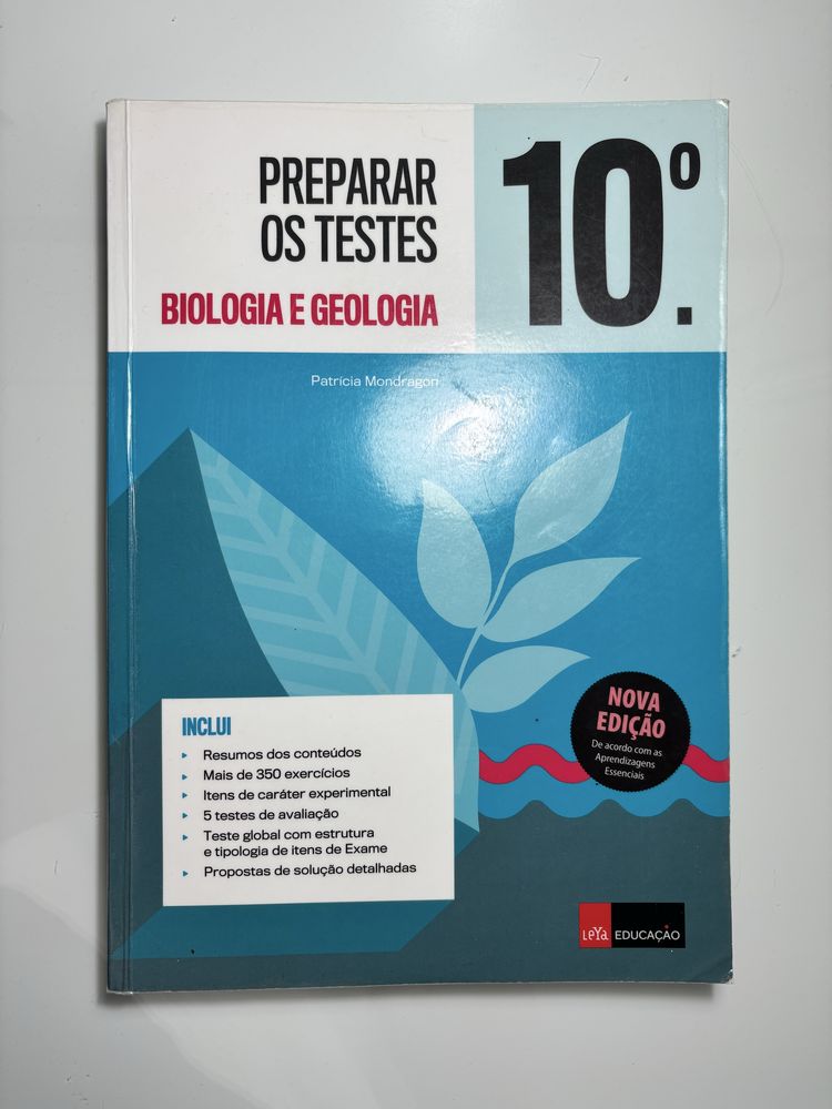 Livro de preparação para testes de Biologia e Geologia 10