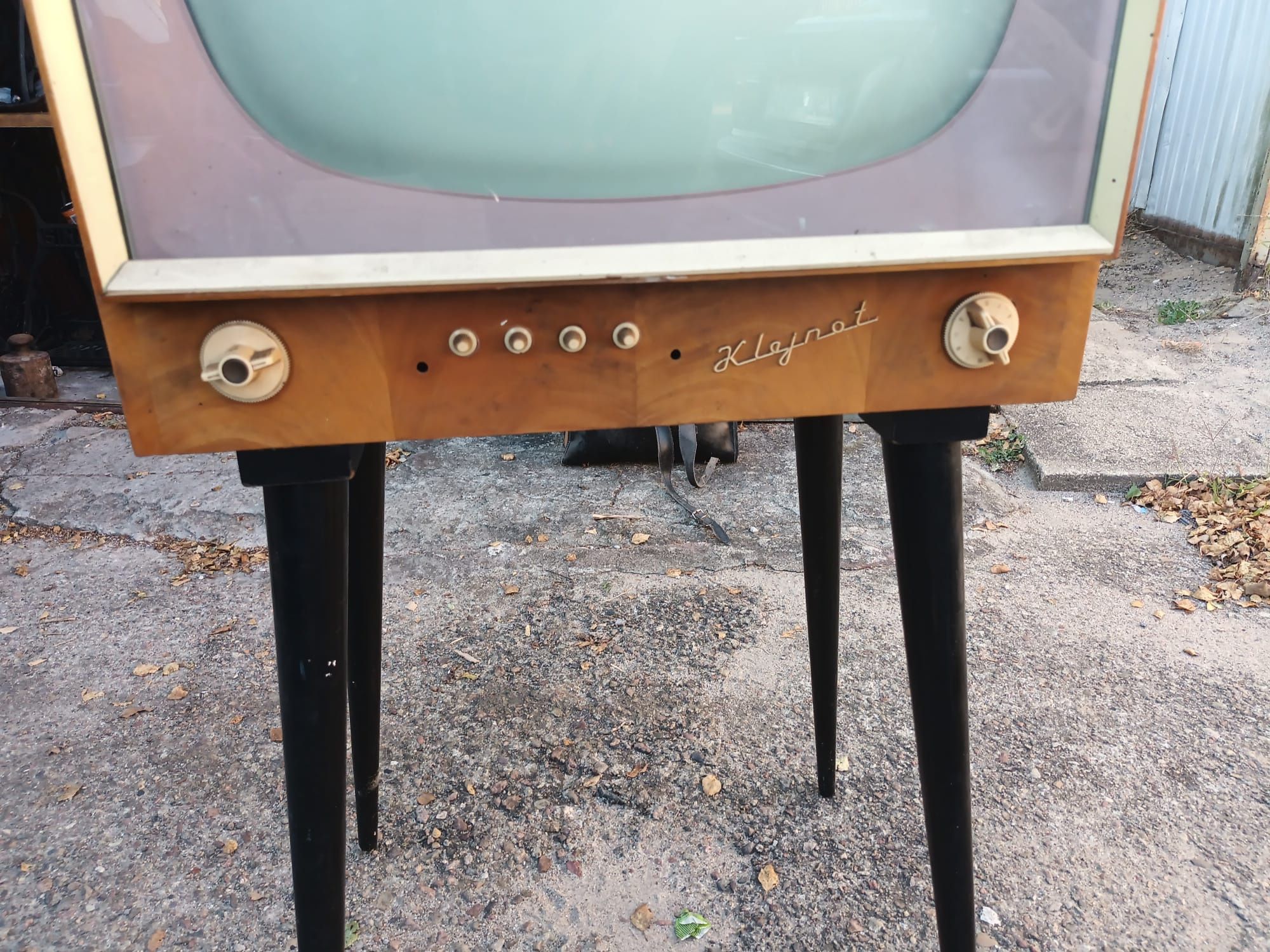 Zabytkowy telewizor Klejnot lata 60 vintage antyk zabytek
