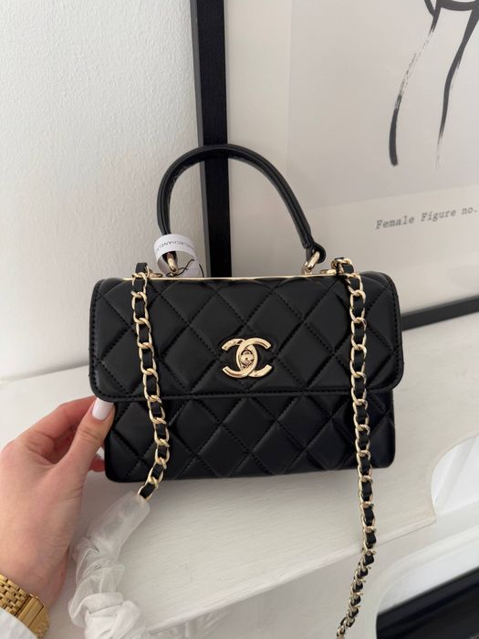 Сумка Chanel Black Gold шкіра