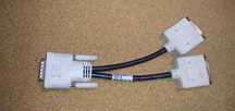 Przejściówka adapter DVI DMS 59 na 2 x DVI-I
