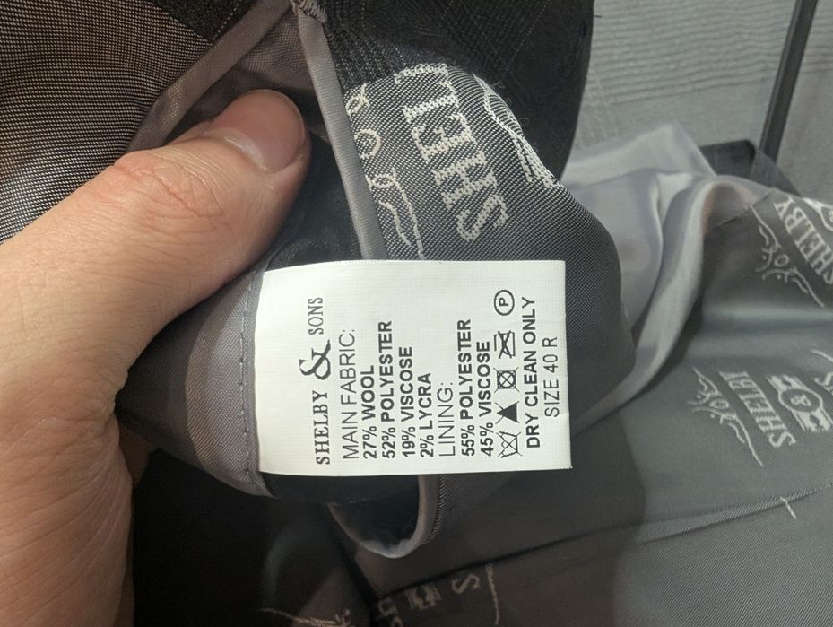 Garnitur - ubranie męskie eleganckie -SHELBY & SONS