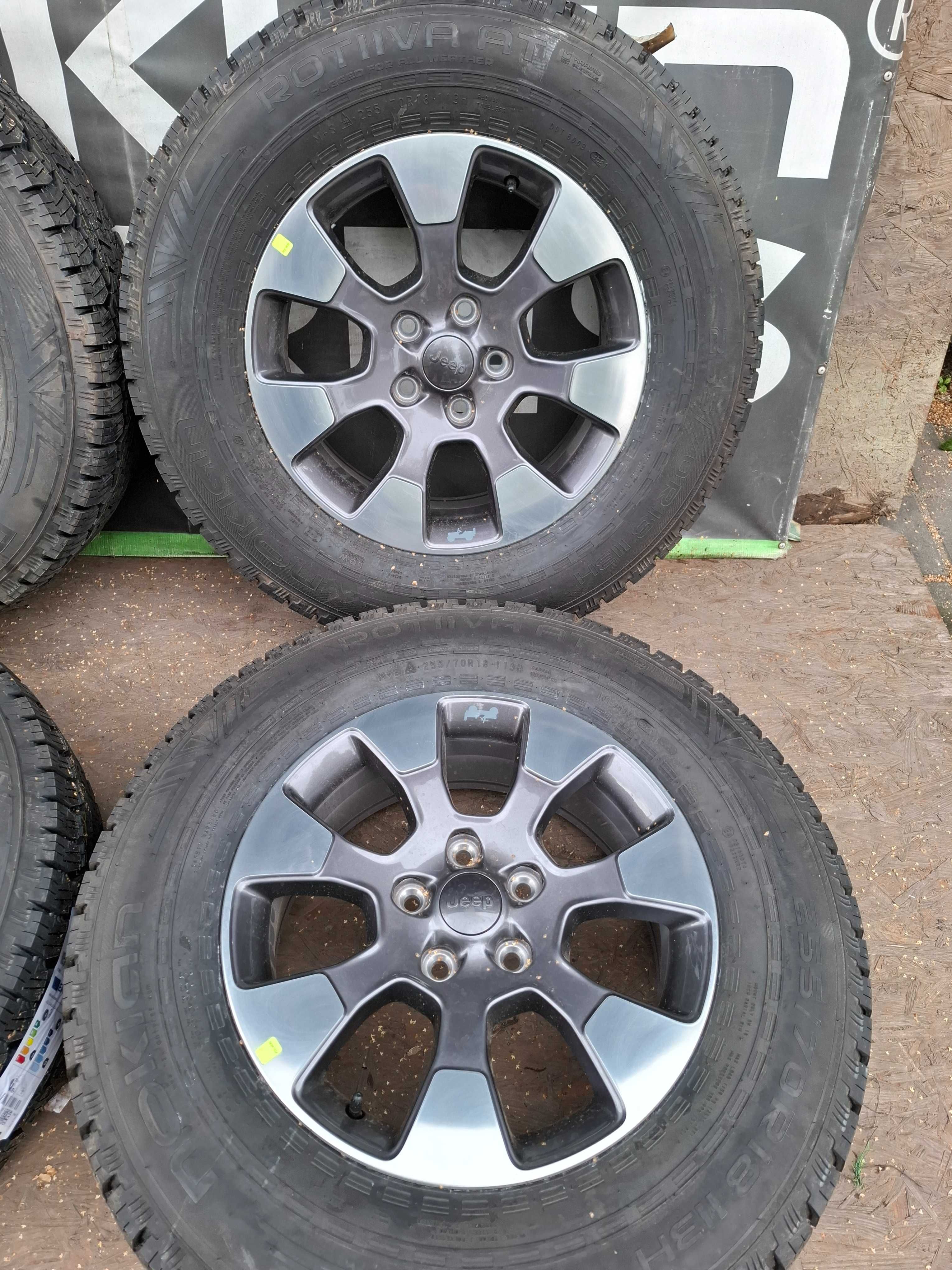 Felgi aluminiowe ! JEEP WRANGLER JL 18 CALI ! NOWE MONTAŻ ! TMPS !