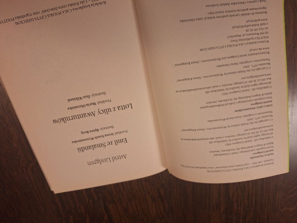 Emil ze Smalandii Lotta z ulicy Awanturników 2 książki dla dzieci w 1