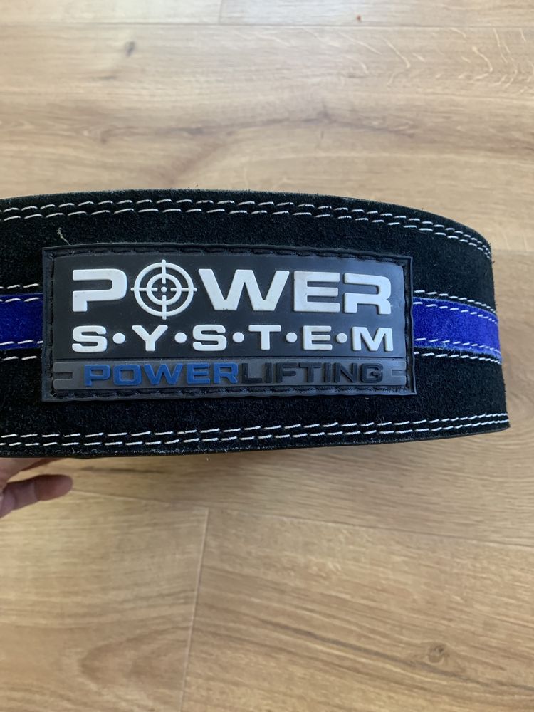 Pas na siłownię power system PS3800 rozmiar M niebieski