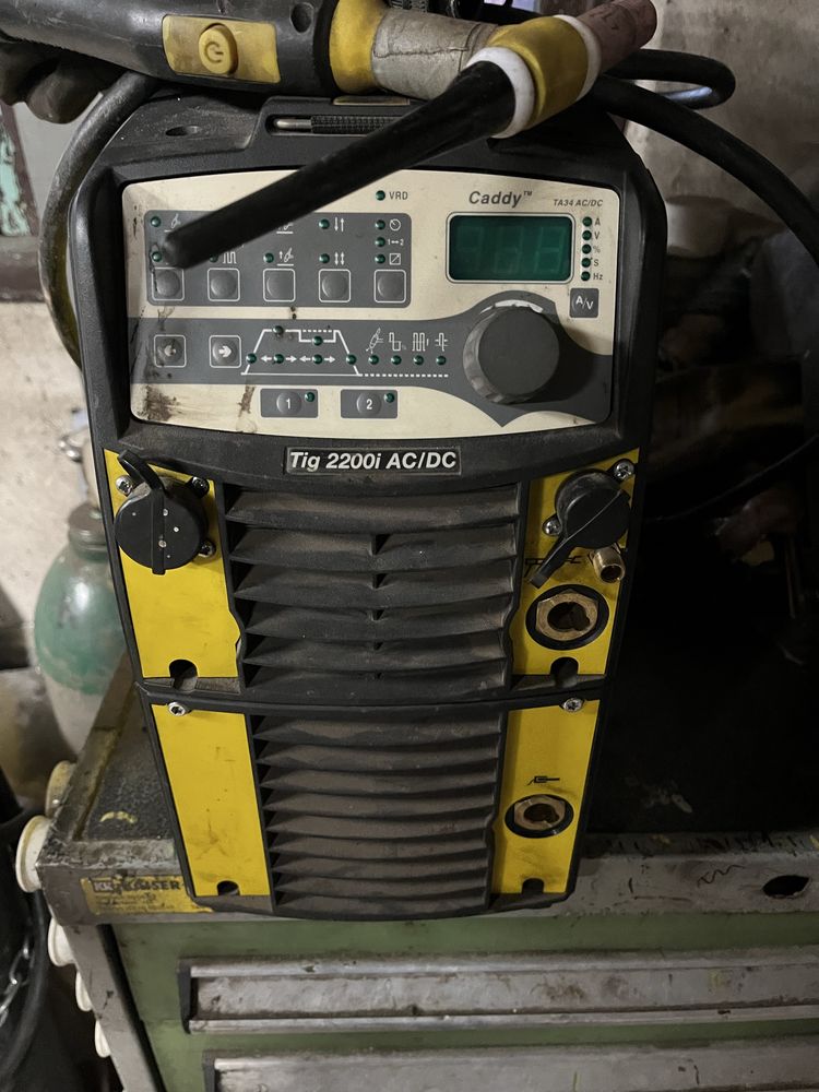 Spawarka Esab Tig 2200i AC/DC panel TA34