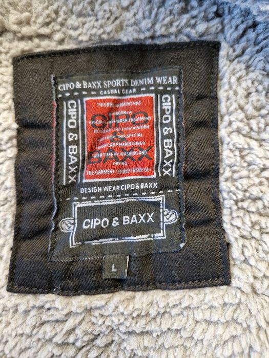 Czarna przecierana kurtka męska CBJ