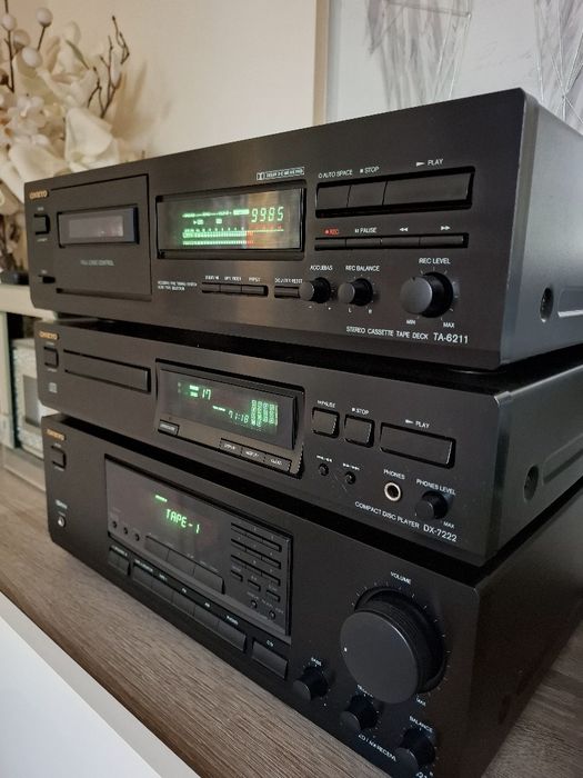 Wieża stereo Onkyo, stan fabryczny !! Z pilotem.