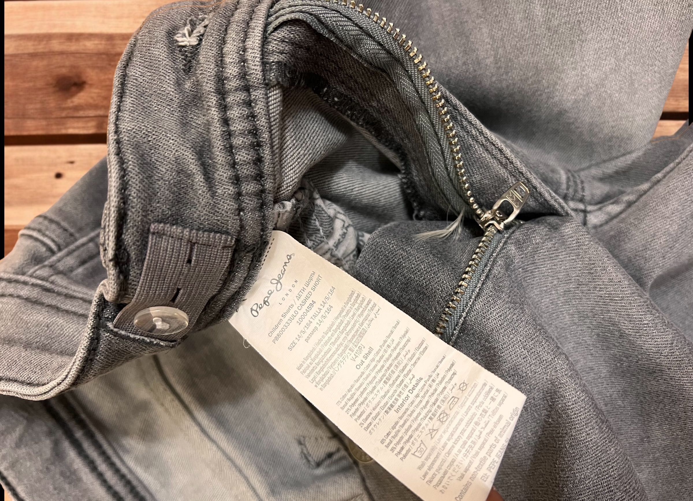 Pepe Jeans Cashed Short roz. 164 chłopięce szorty dżinsowe