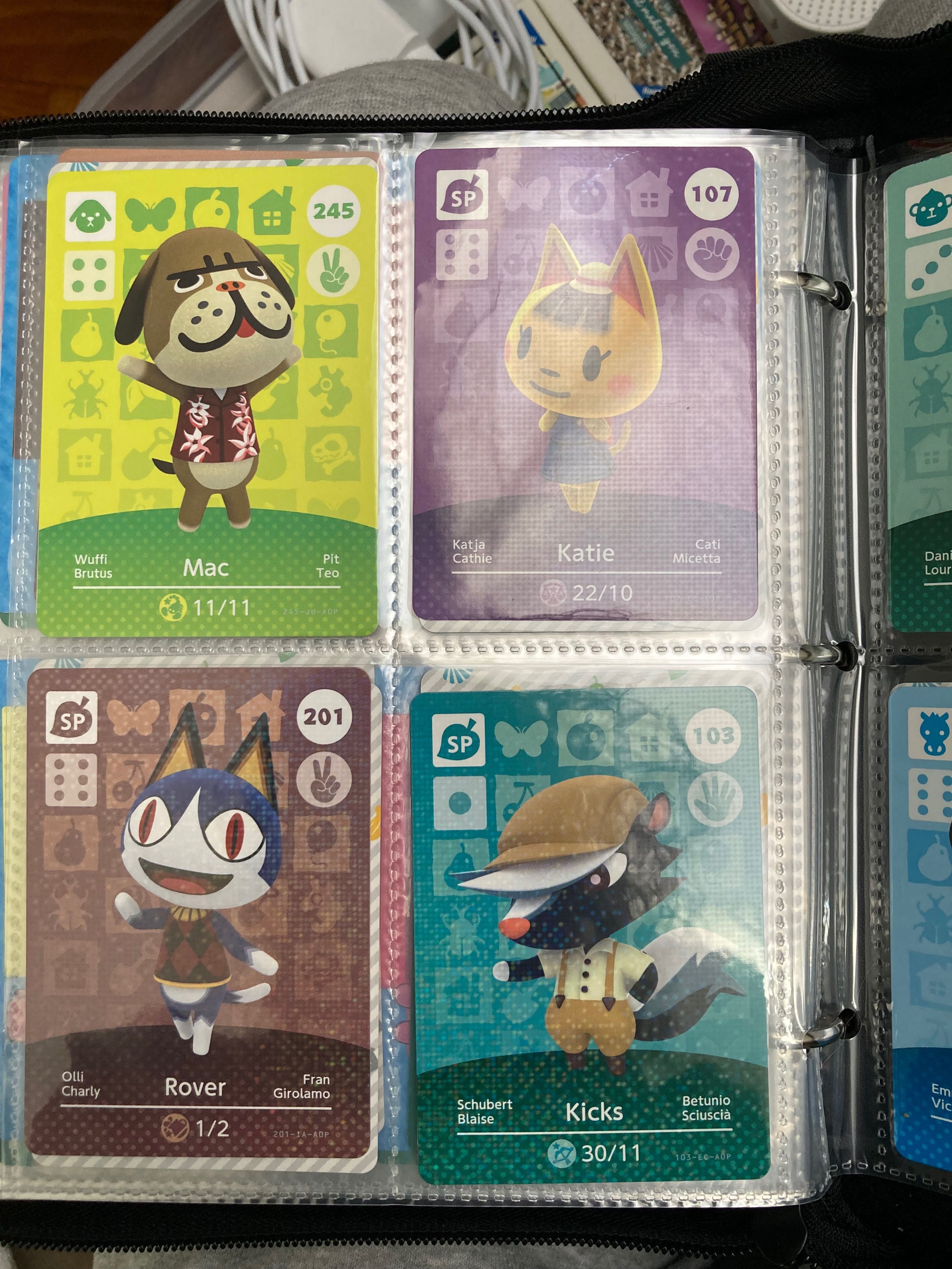 Cartas Amiibo Animal Crossing