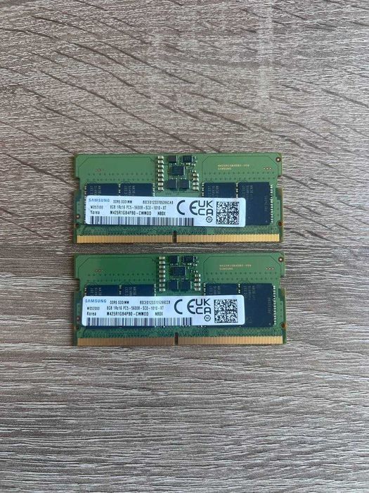 Оперативна пам'ять Samsung SODIMM DDR5 16GB (2x8GB) 5600Mhz CL40