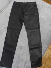 Spodnie woskowane czarne