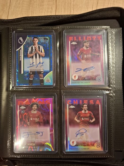 Karty piłkarskie z autografem