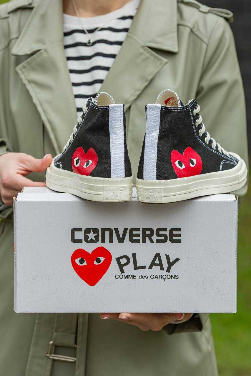 Кеды Converse x Comme Des Garcons Play 36-45 Хит Весны 2024! Топ