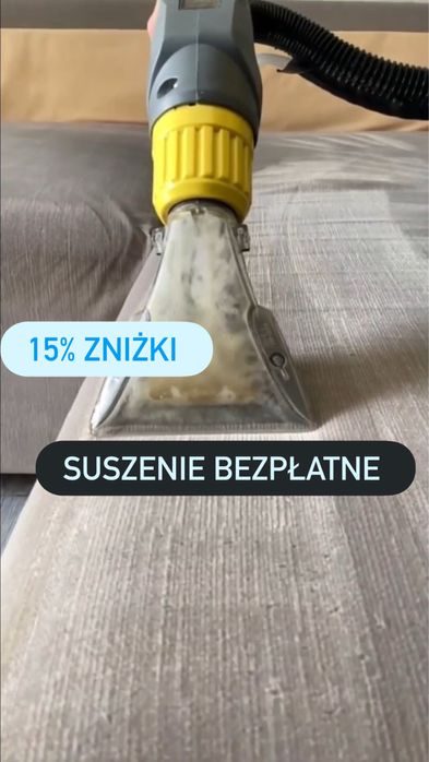 Radat +15% Profesjonalne Pranie Czyszczenie Tapicerki Meblowej Dywanów