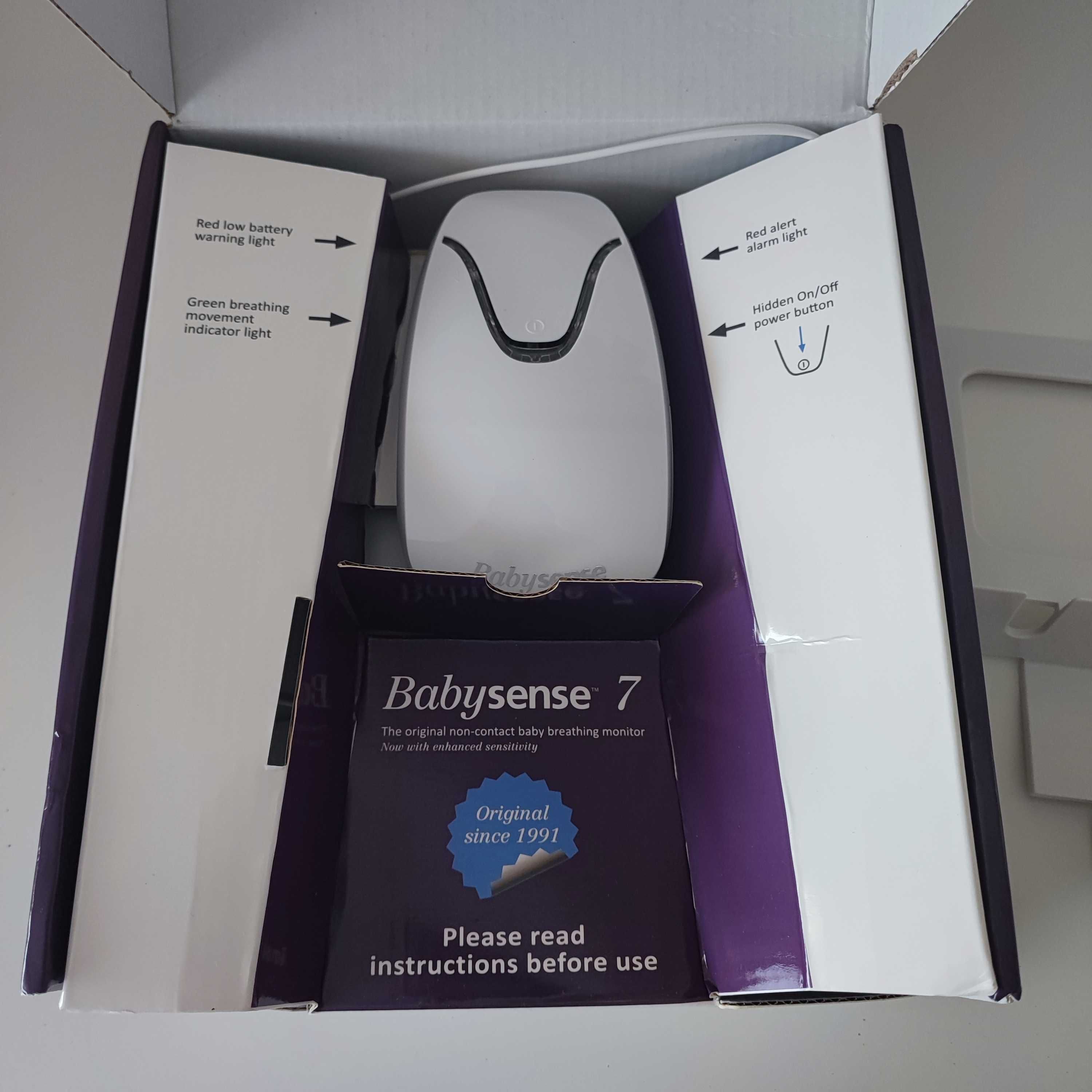 BABYSENSE 7 Monitor de respiração infantil