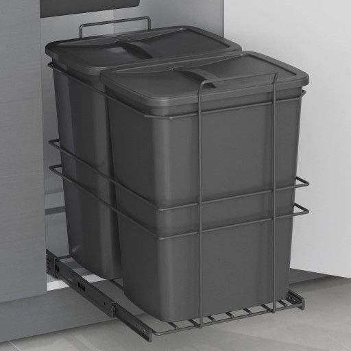 Kosz na śmieci do kuchni  2x35l