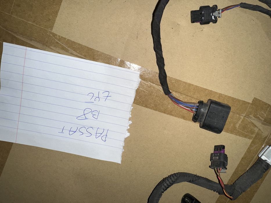 wiązka tylnego zderzaka passat b8 pcd