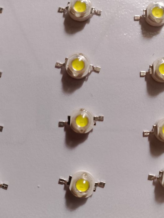 Светодиод 1 ватт, холодный белый 10 штук