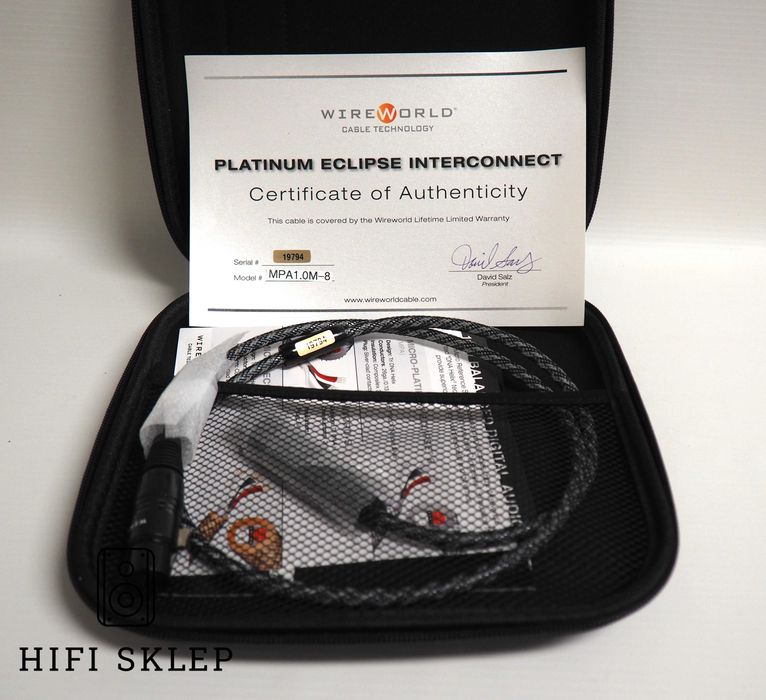 Wireworld MICRO-PLATINUM 8 - XLR AES/EBU - 1,0m Wyprzedaż !!!