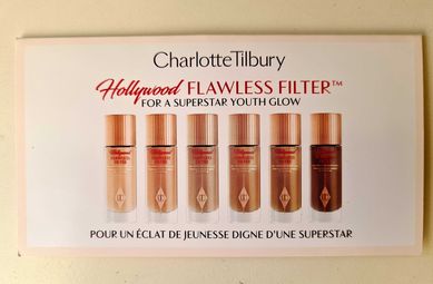 Charlotte Tilbury Hollywood Flawless Filter-karta rozświetlaczy!