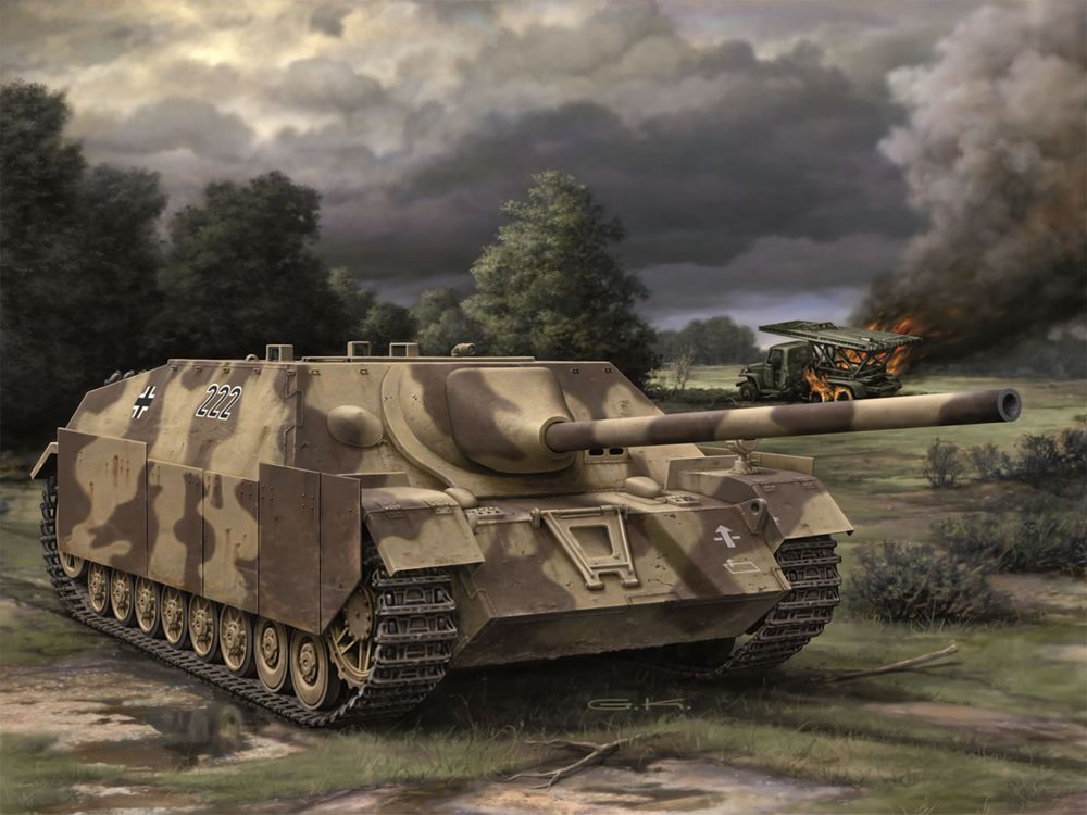 Model do sklejania czołg JAGDPANZER IV (L/70) REVELL 03359