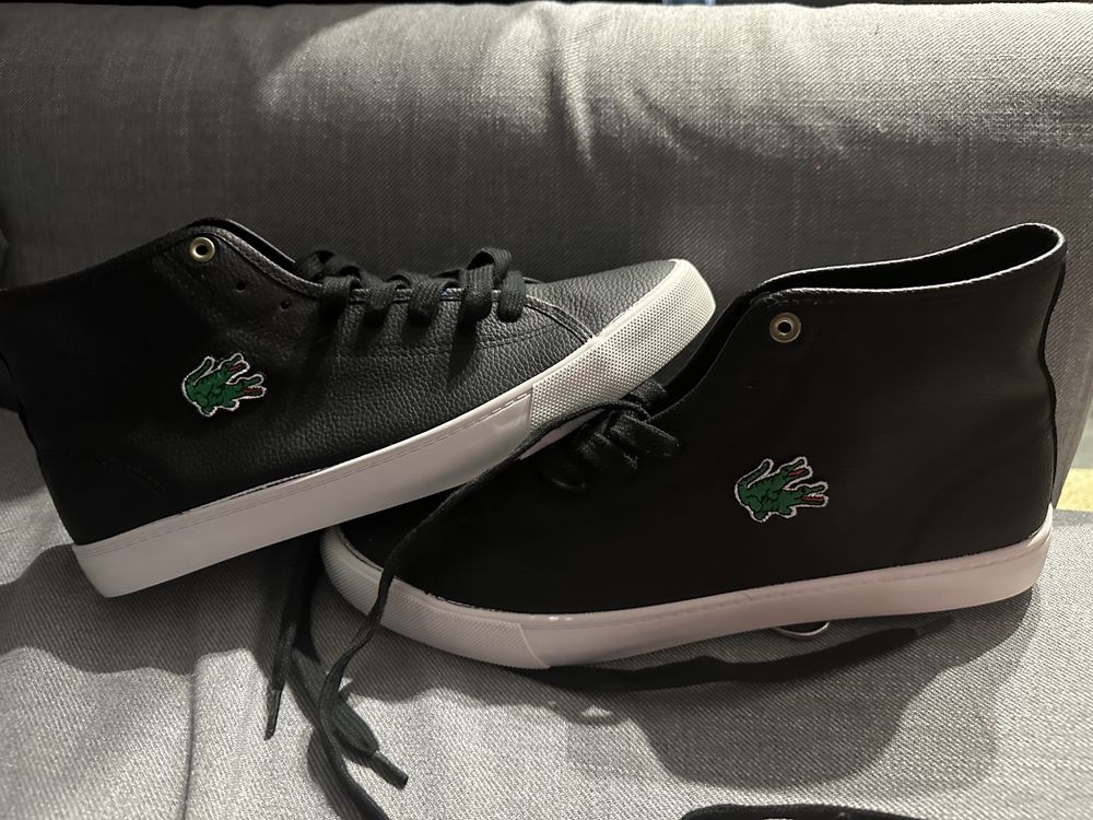 Buty sneakers ponad kostkę Zalando typu Lacoste lub Double fun Lowcost