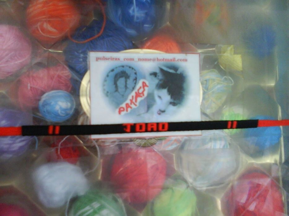 Pulseiras com nome Joao