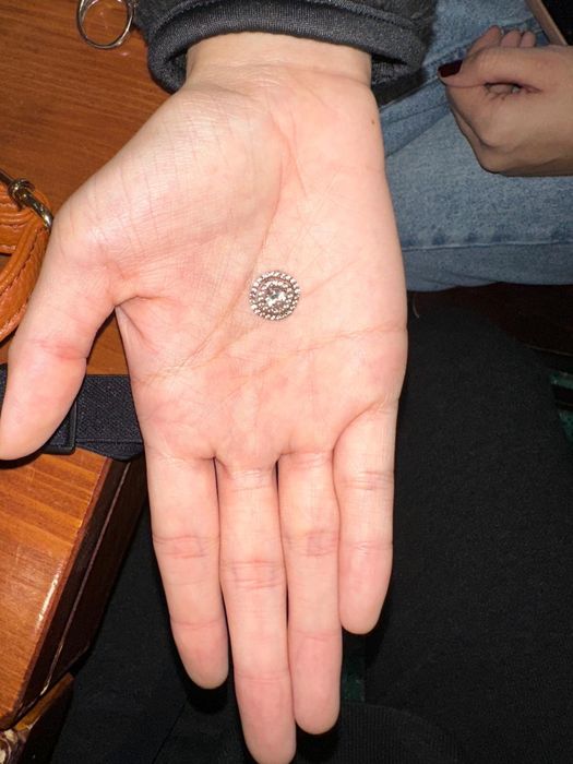 Pedra de colar intacta — peça de família (falta o fio)