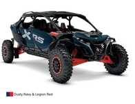 Can-Am Maverick R X rs DCT MAX with Smart-Shox Dusty Navy & Legion Red 2025