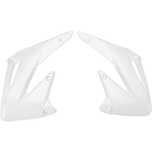 tampas laterais de radiador ufo branco honda crf 450