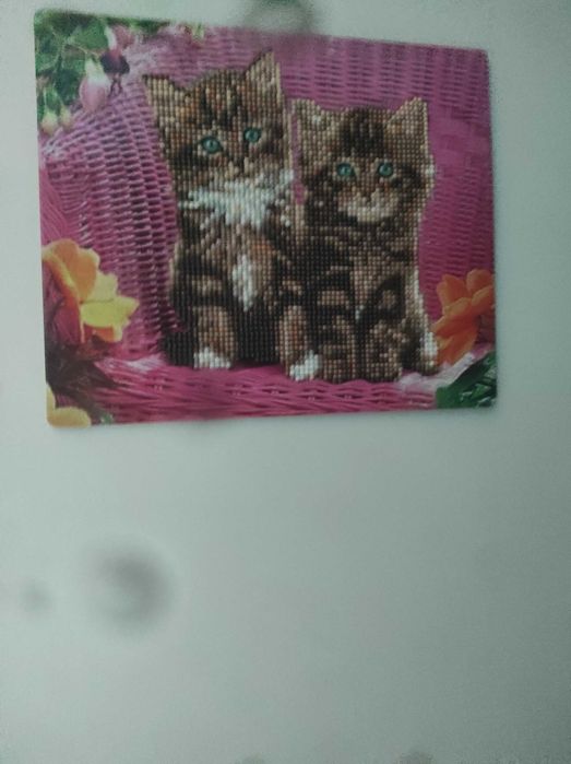 Moldura de pintura de diamantes