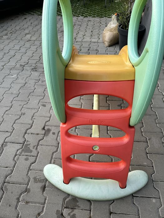 Smoby Zjeżdżalnia Smoby żółta ogrodowa dla dziecka