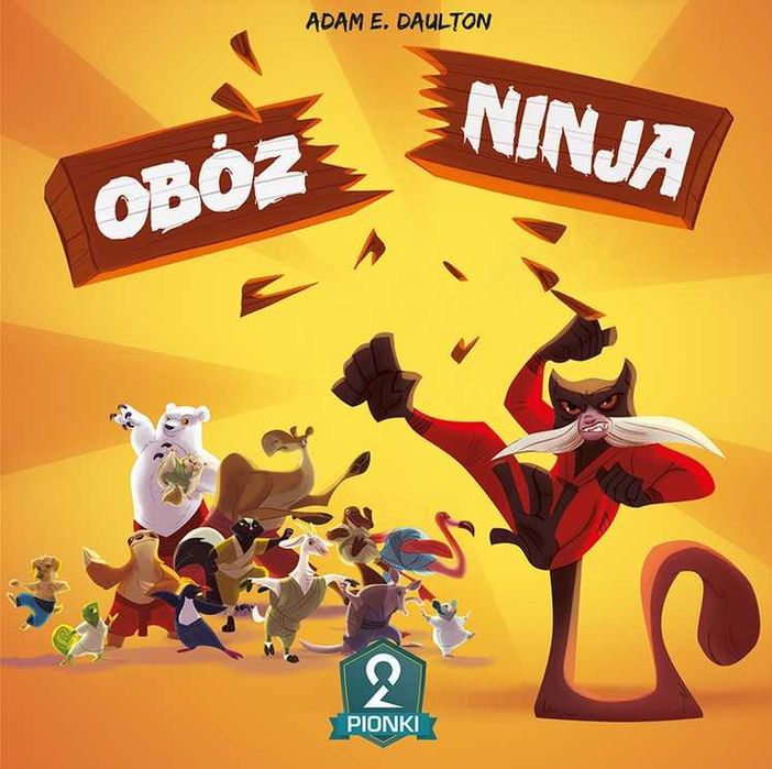 Obóz Ninja - gra planszowa 2 pionki portal (nowa) (folia)