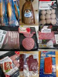 Продукты питания по низким ценам:рыба, сыр, колбасы, хлеб, кондитерка