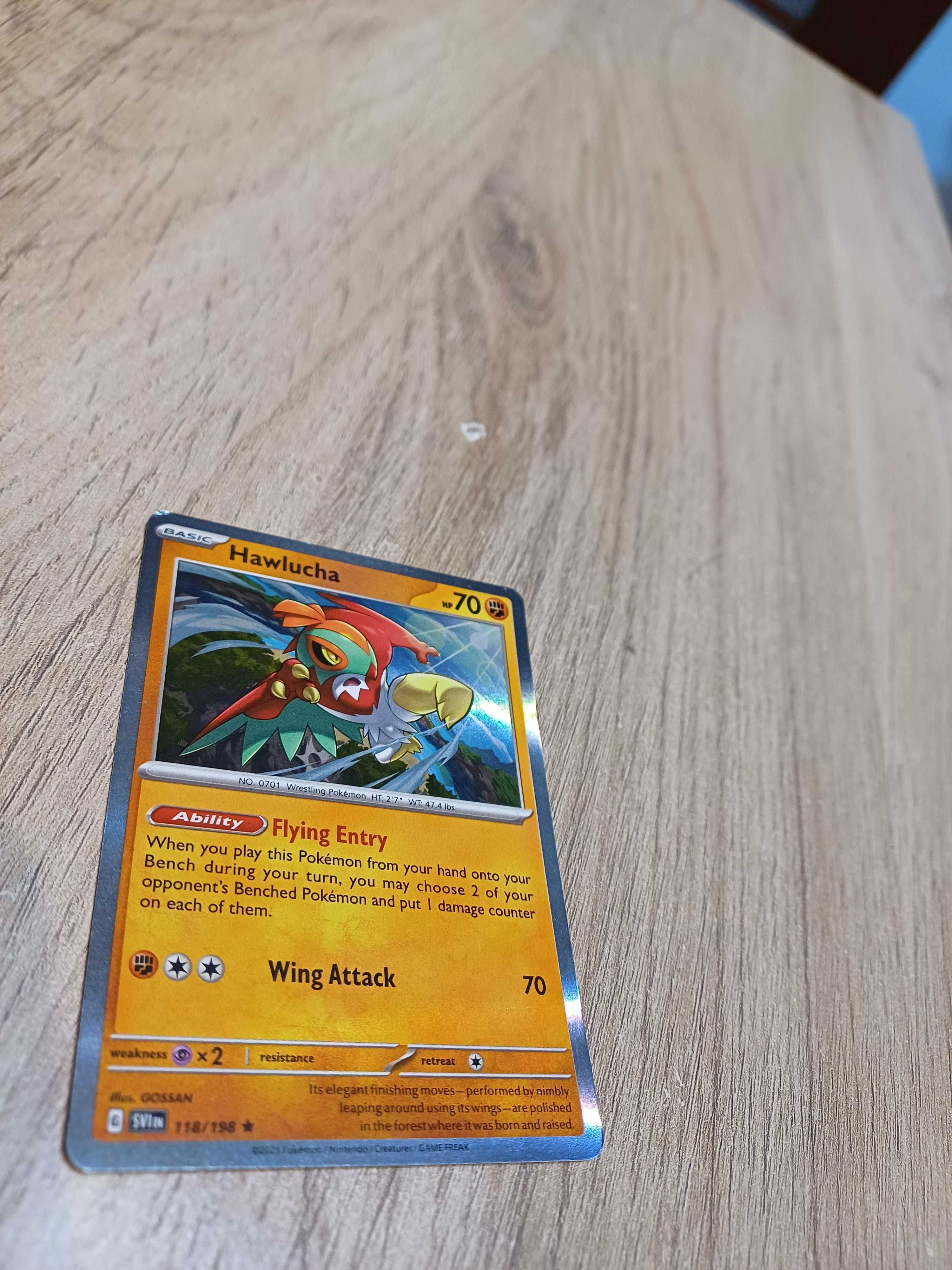 Carta Pokémon Hawlucha [Holo] #118