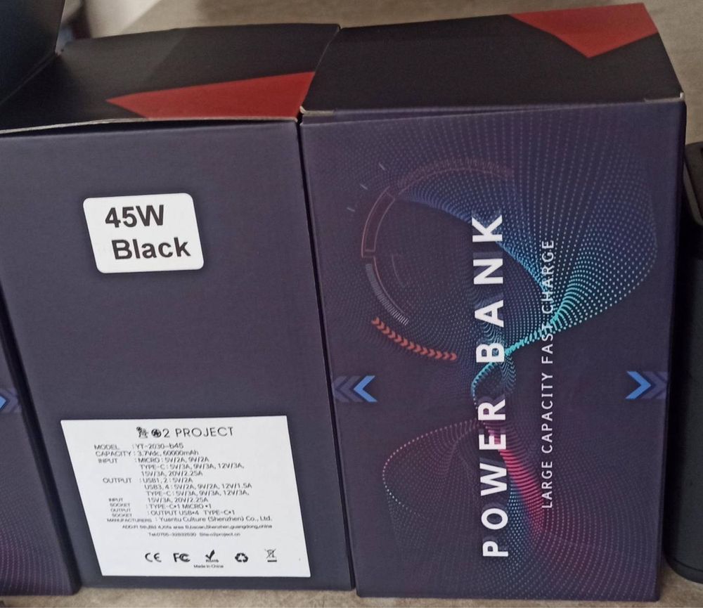 Павербанк 60000 mAh 45W