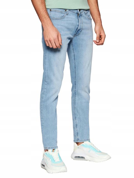 Lee Luke Slim Tapered W34 L32 Bleached Cody L719NLUH