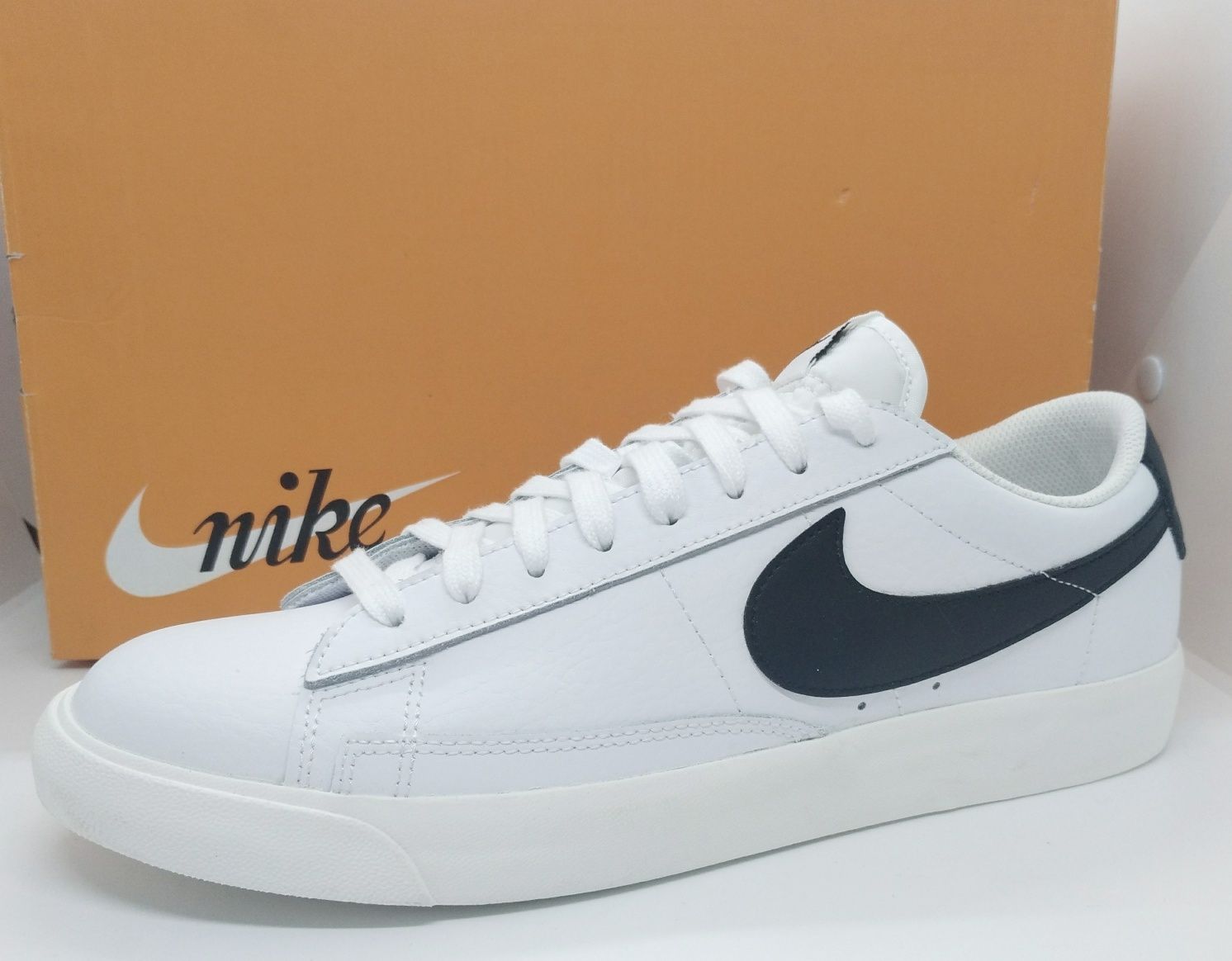 кожаные 25,5,28,5,29,30см кроссовки кеды Nike Blazer Low оригинал