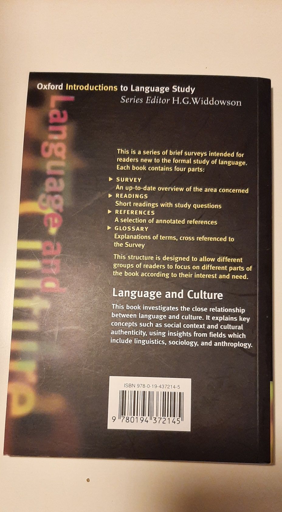 Language and culture. Claire Kramsch