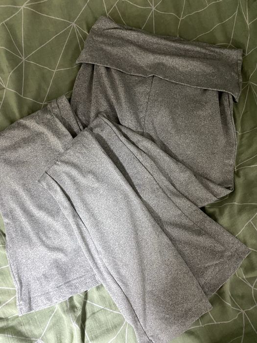 Сірі кльош штани, штани кльош