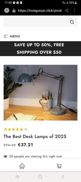 Candeeiro ikea articulado