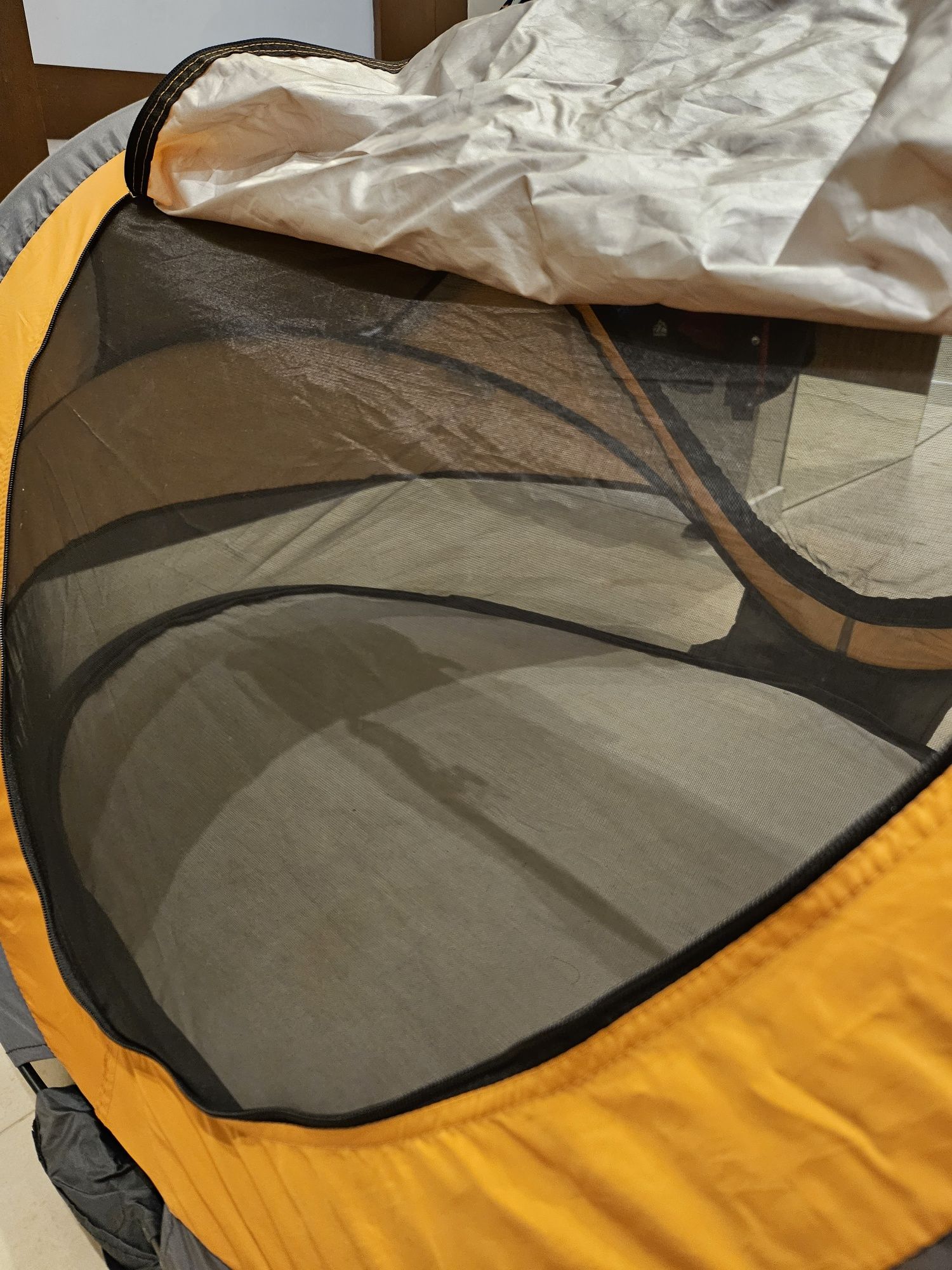 Łóżeczko turystyczne Deryan Toddler Lux 0-5lat namiot kemping +materac
