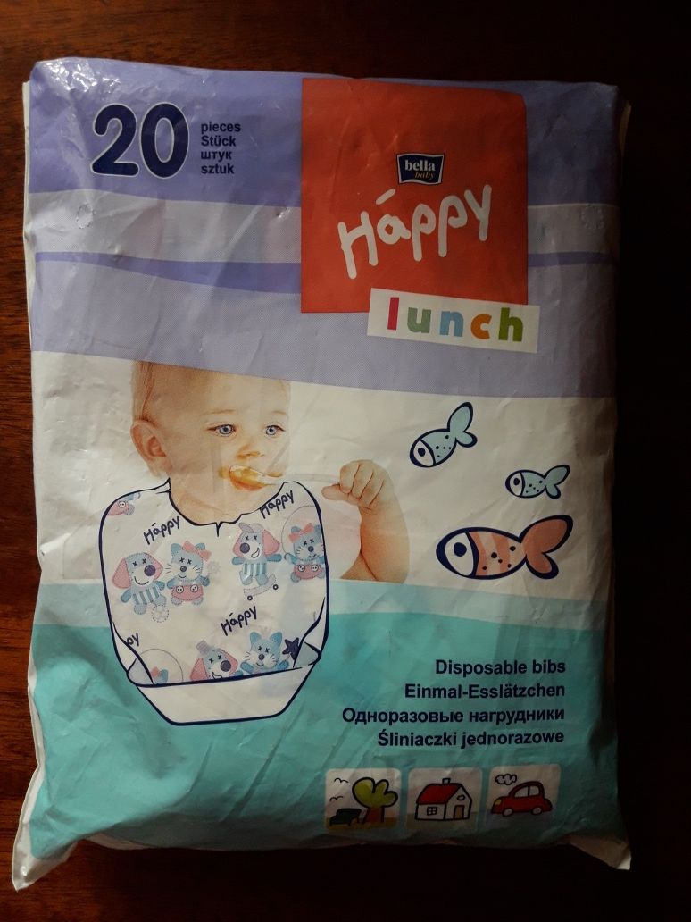 Одноразовые нагрудники Bella Baby Happy Lunch (Белла Бэби Хэппи Ланч)