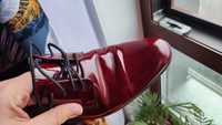 Lakierki | buty ślubne | gino vertucci czerwone
