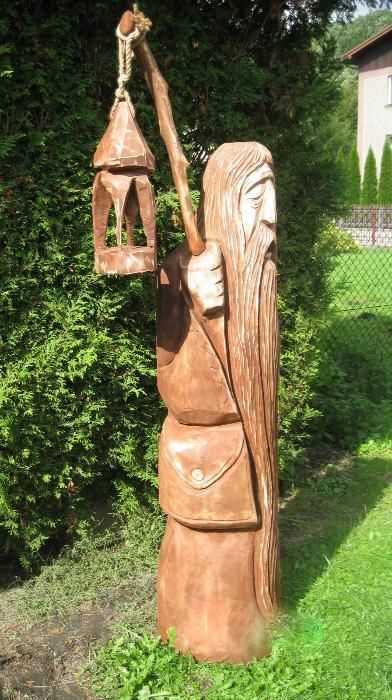 Ogrodnik,rzeźba ogrodowa duża 195cm